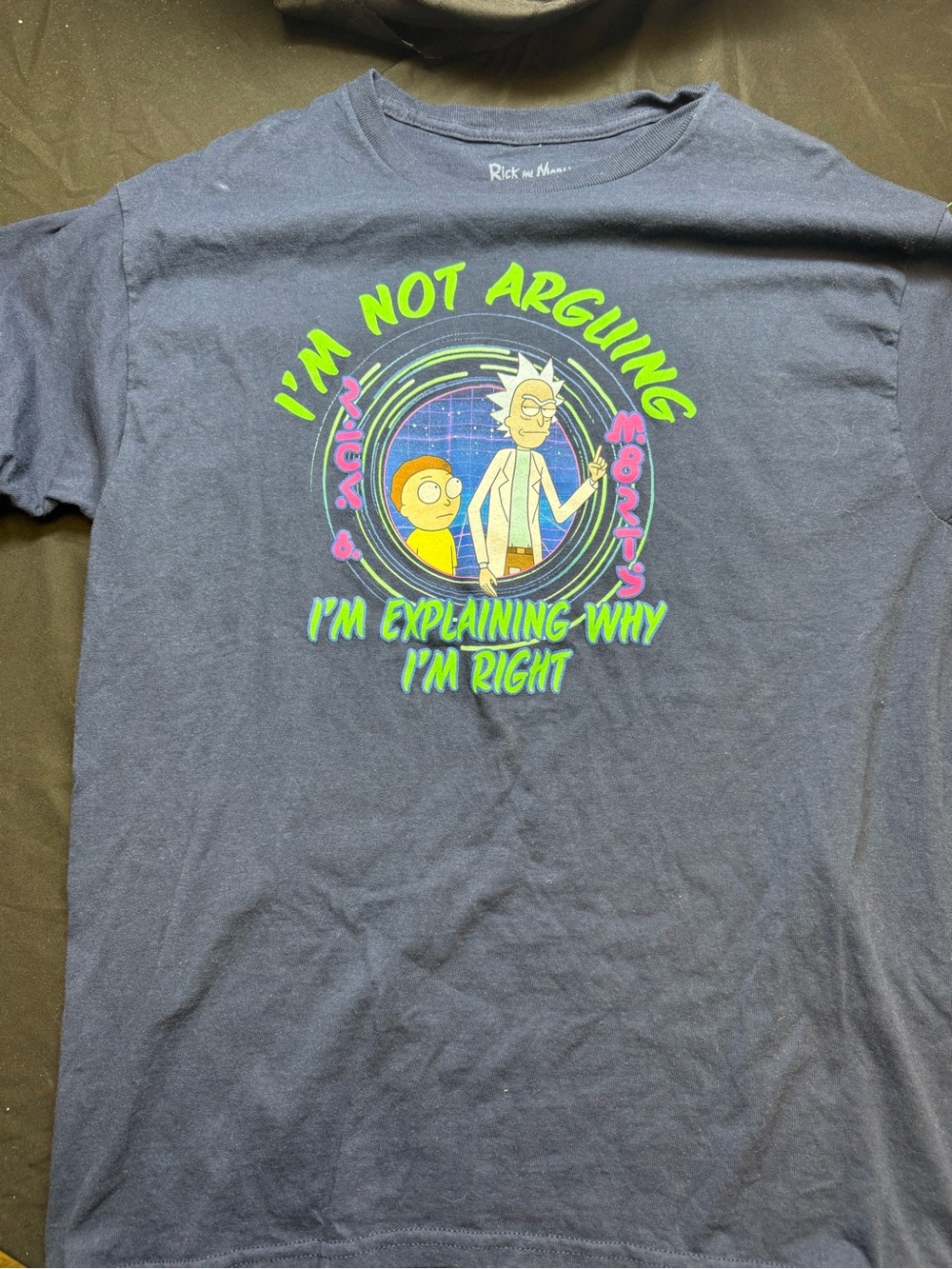 Rick and Morty Graphic Tee - I'm Not Arguing (L)